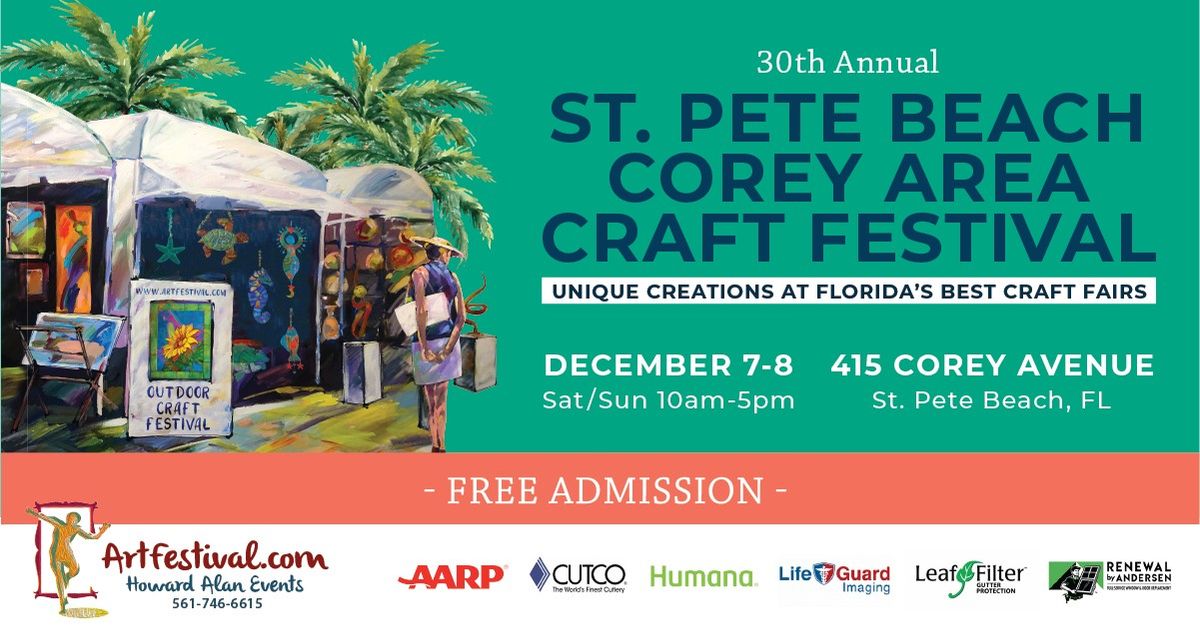 30th Annual St. Pete Beach Corey Area Craft Festival