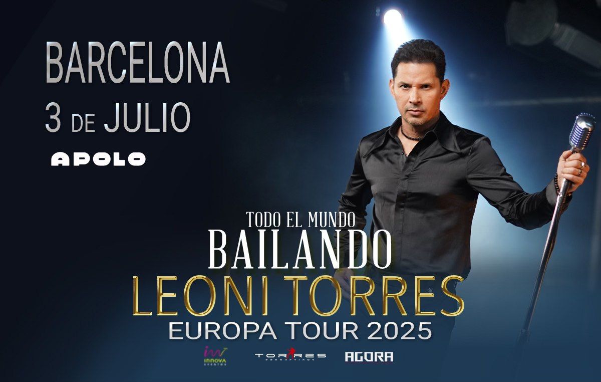 Entradas Concierto Leoni Torres Barcelona