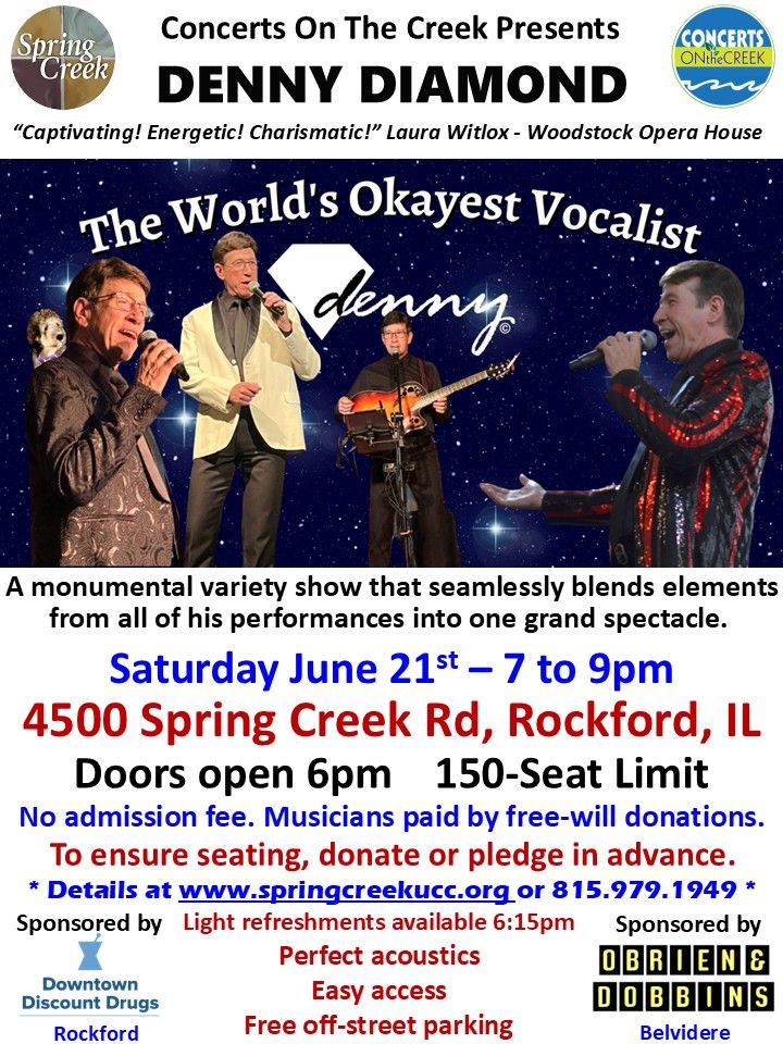 DENNY DIAMOND's "Worlds Okayest Vocalist" Concert