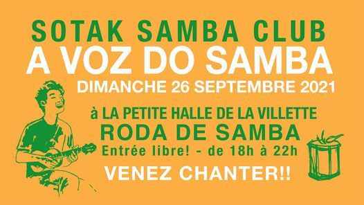 Sotak Samba Club pr\u00e9sente A voz do Samba