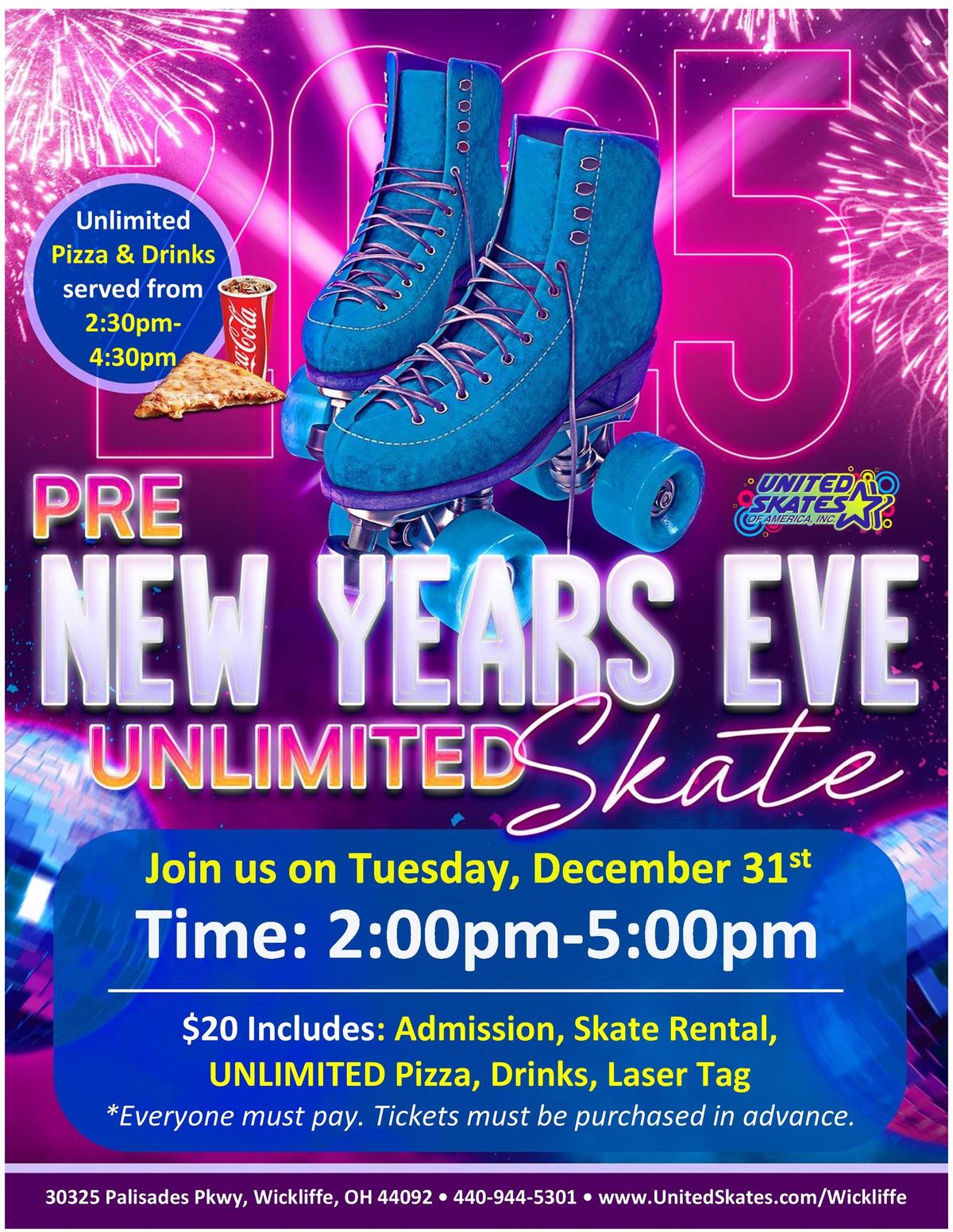 Pre-New Years Eve Unlimited Skate