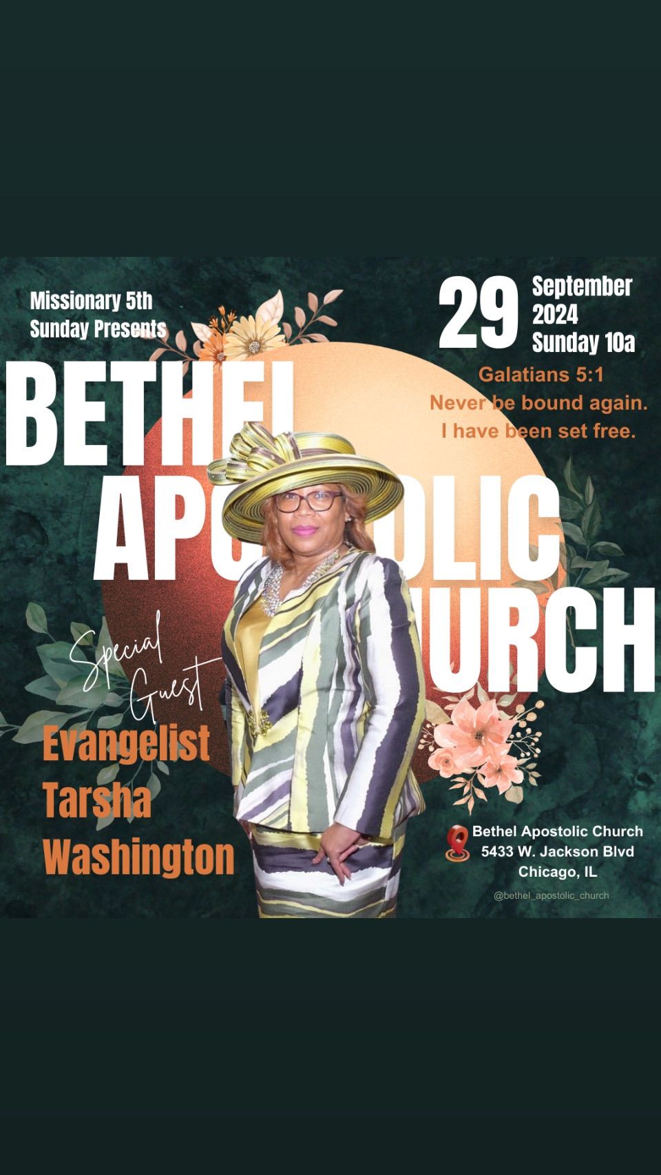 Bethel Apostolic Church Missionary\u2019s 5th Sunday