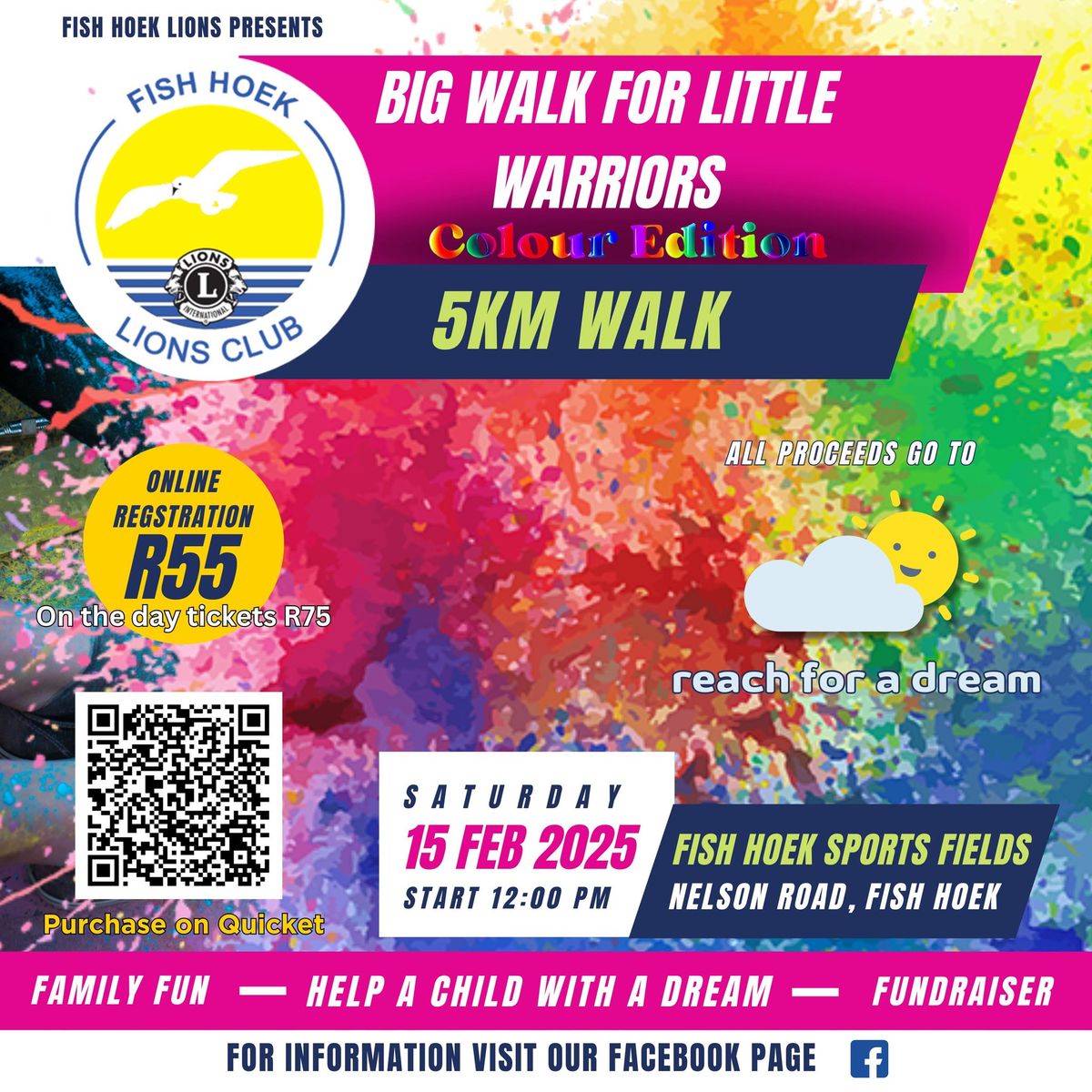 Big Walk for Little Warriors - Colour Edition