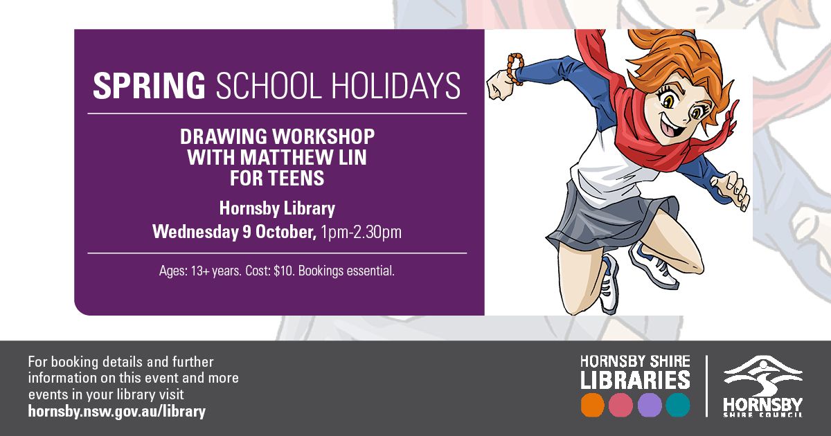 DRAWING WORKSHOP WITH MATTHEW LIN (FOR TEENS)