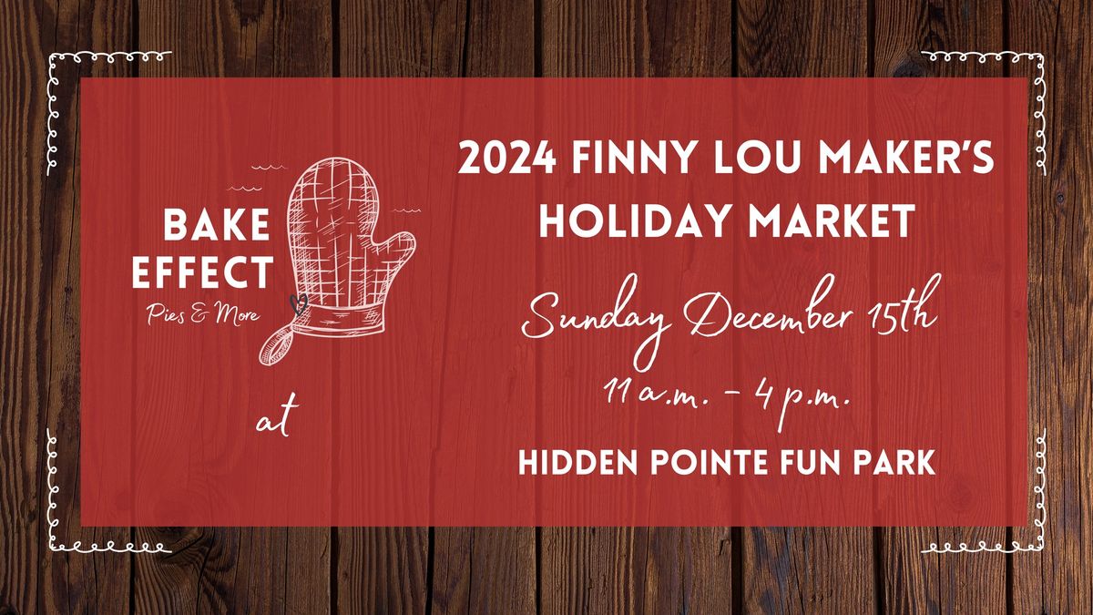 Bake Effect at the 2024 Finny Lou Maker's Holiday Market