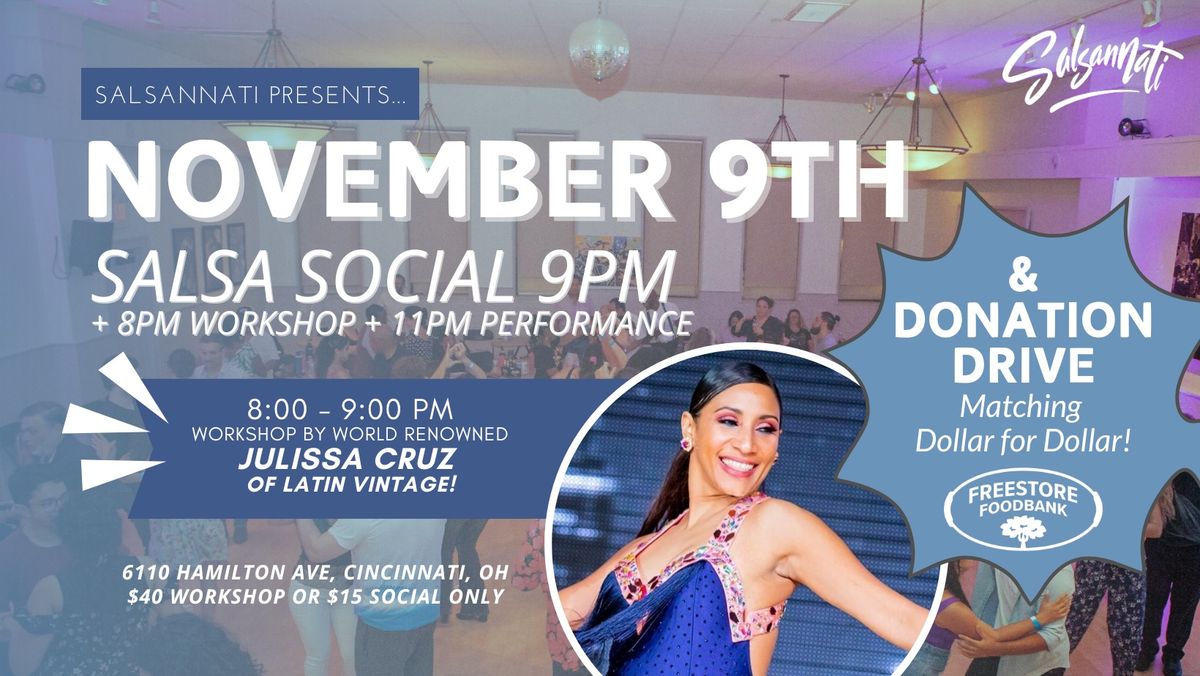 SABOR! November 9th Social Dance Party + Performance!