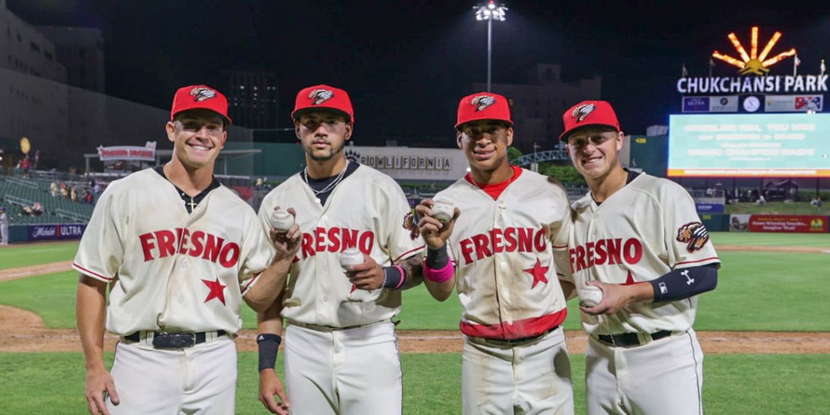 Stockton Ports at Fresno Grizzlies at Chukchansi Park