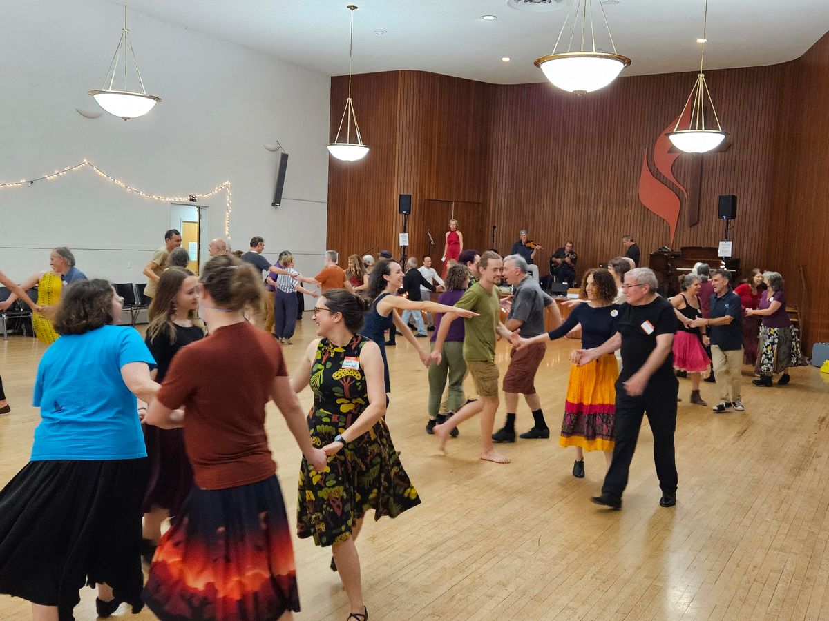 Contra dance: Yoyo Zhou calling to the music of Corwin & Grace (Corwin Zekley, Grace Fellows)