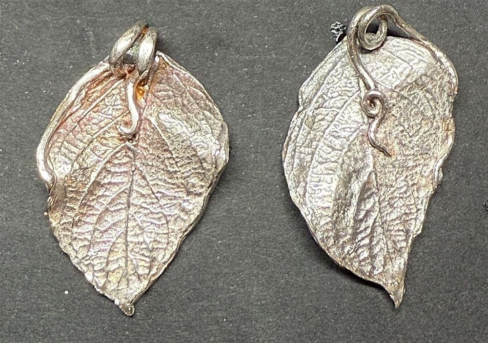 Botanical Pendant Workshop in Fine Silver