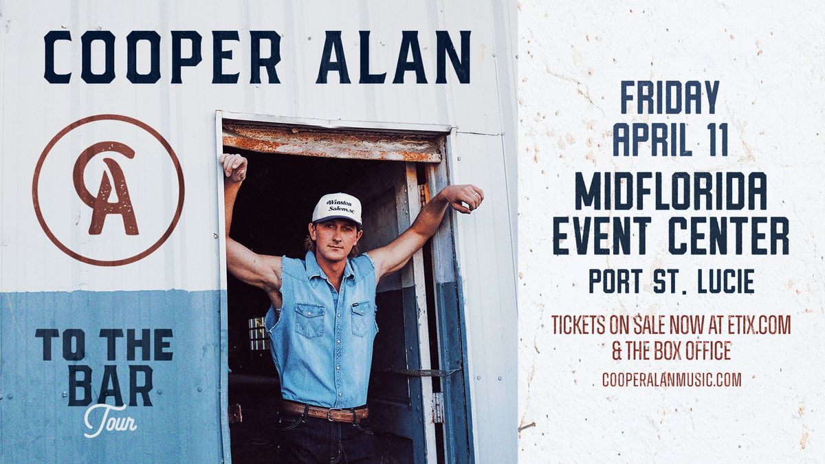 Cooper Alan LIVE in Port St. Lucie Friday, April 11, 2025 with special guest Spencer Crandall!