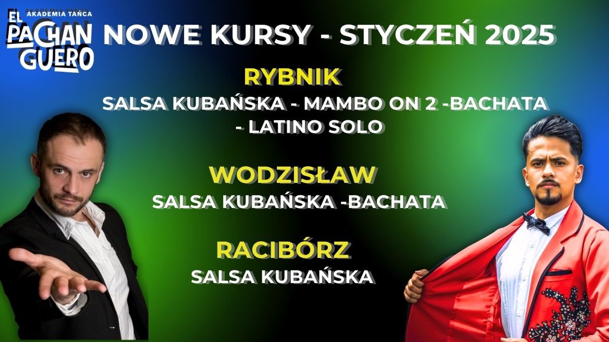 NOWE KURSY w EL PACHANGUERO - RYBNIK - WODZIS\u0141AW -RACIB\u00d3RZ