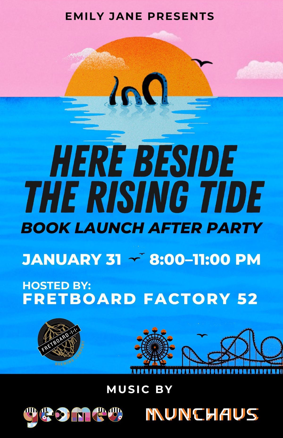 Book Launch Afterparty: Here Beside the Rising Tide