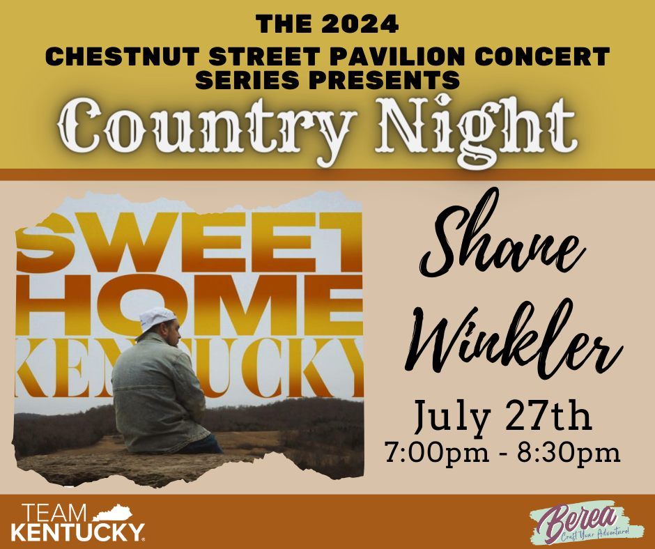 Shane Winkler- Chestnut St. Pavilion Concert Series