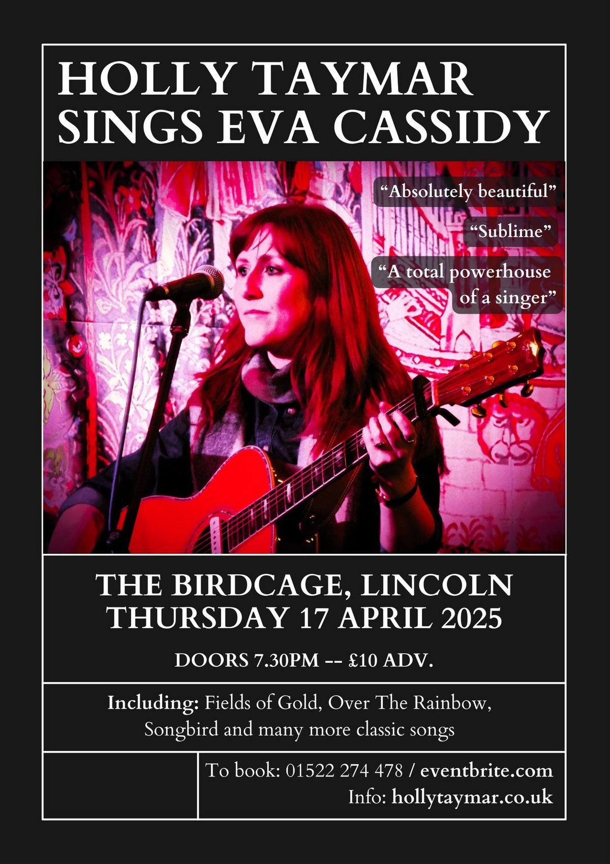 Holly Taymar sings Eva Cassidy @ The Birdcage