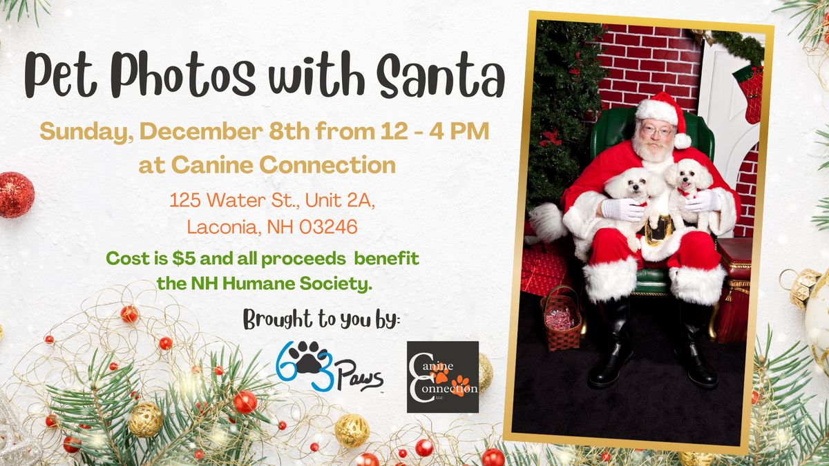 Pet Photos with Santa