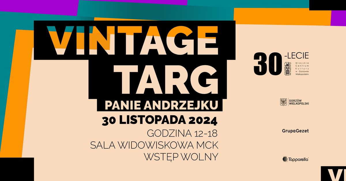 Vintage Targ w MCK - Panie Andrzejku!