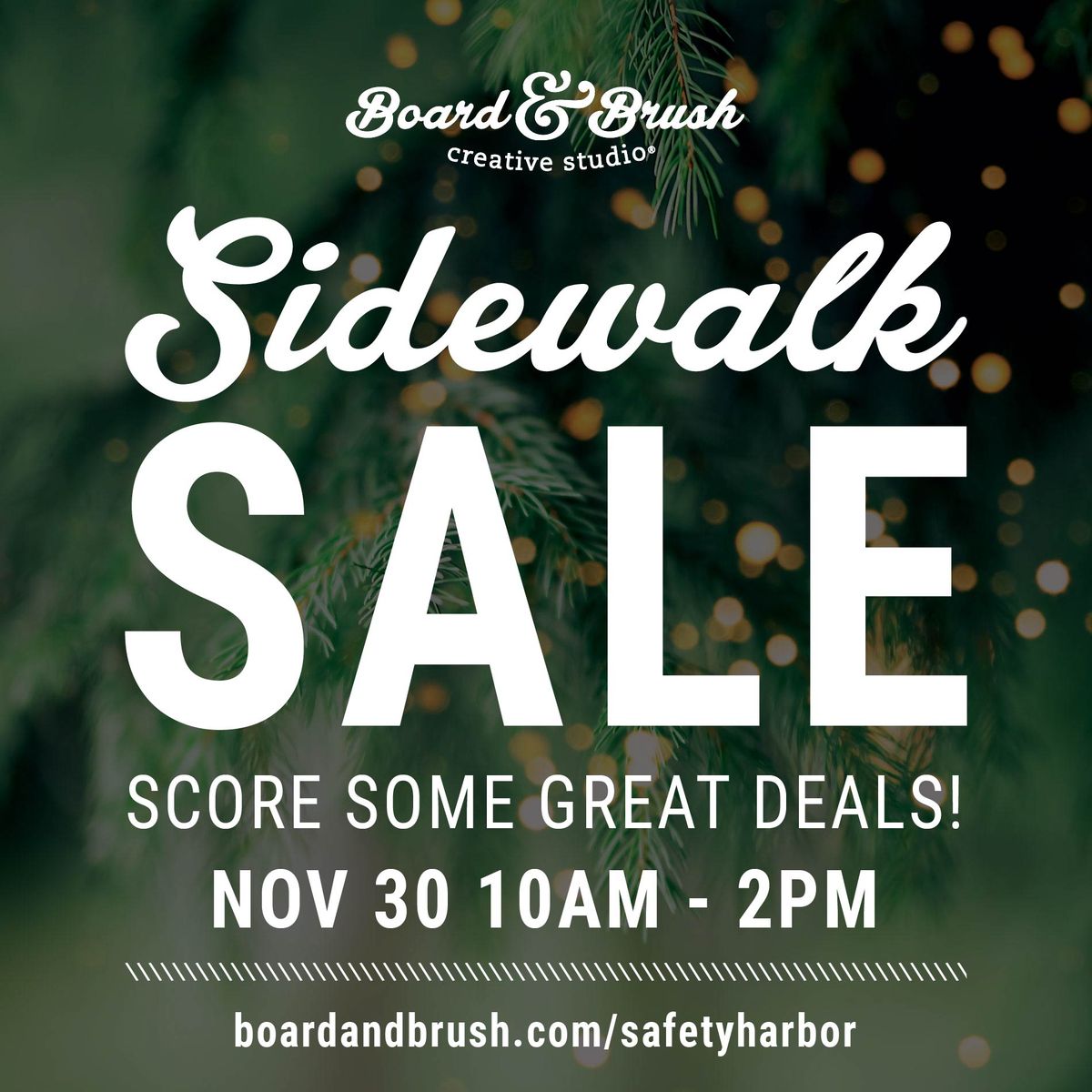 Small Business Saturday Sidewalk Sale!