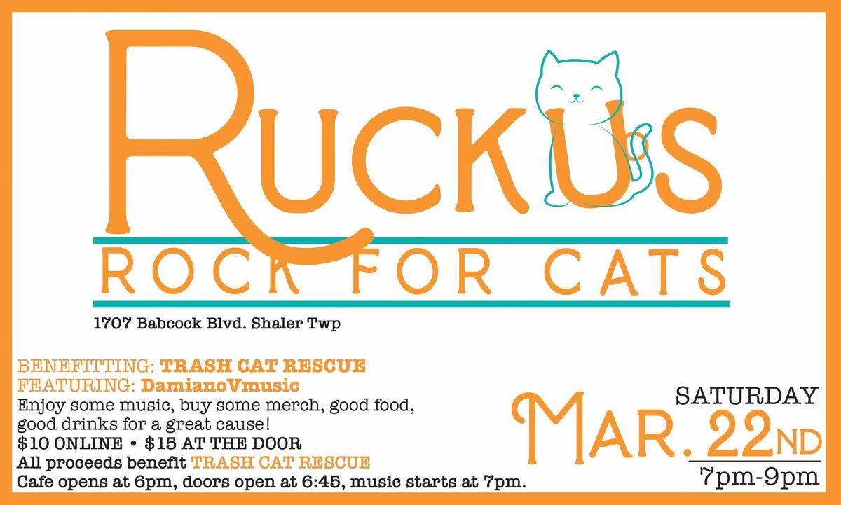 Rock for Cats: benefitting Trash Cat Rescue