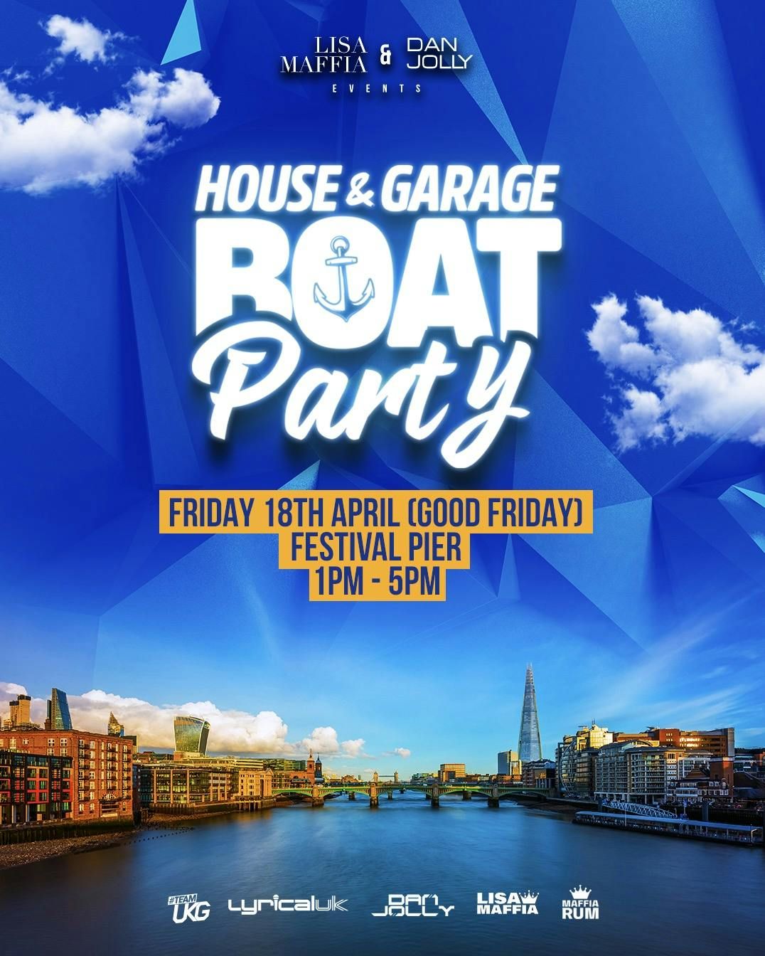 UK Garage Boat Party (Good Friday DAYTIME)