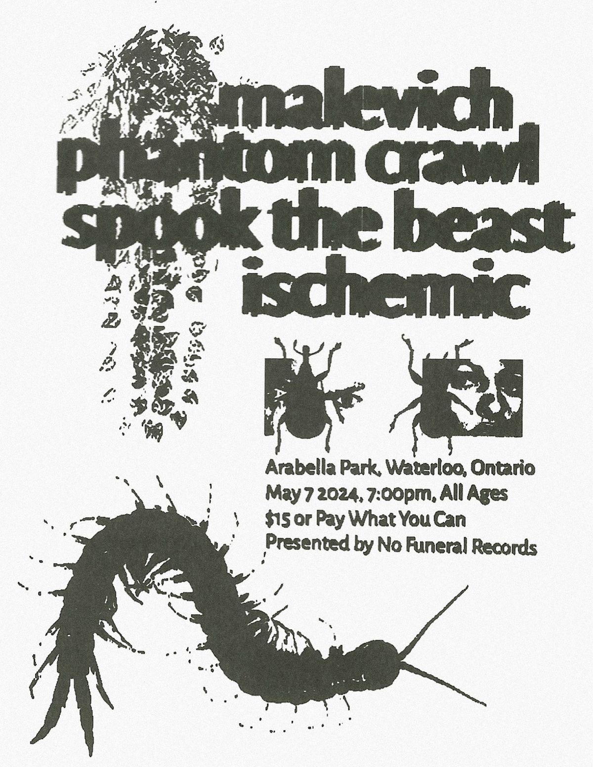 Malevich, Phantom Crawl, Spook The Beast, Ischemic at Arabella Park