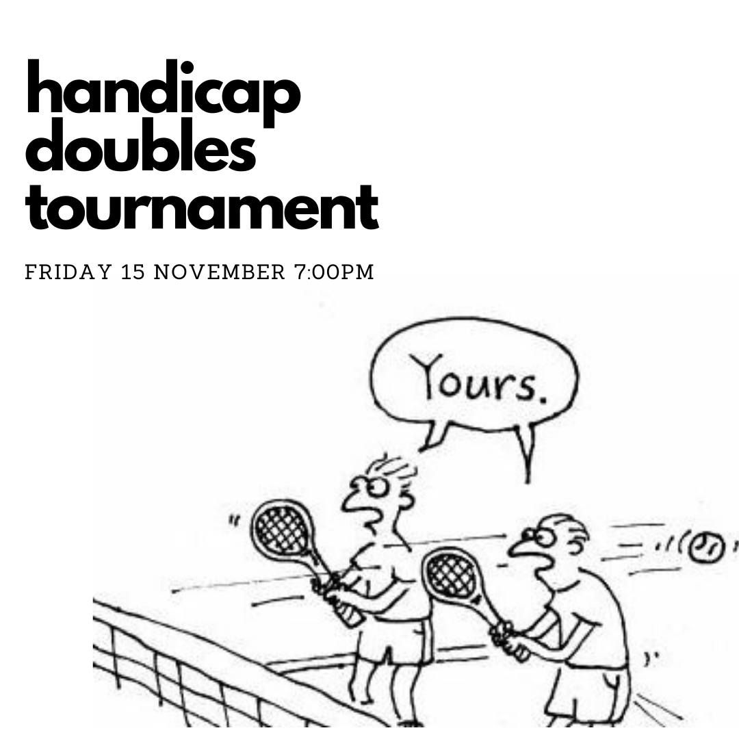 WTC Handicap Doubles