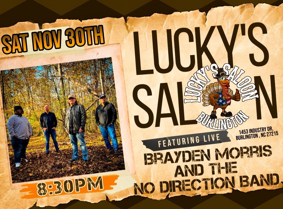 Brayden Morris & The NDB live @ Lucky\u2019s Saloon 