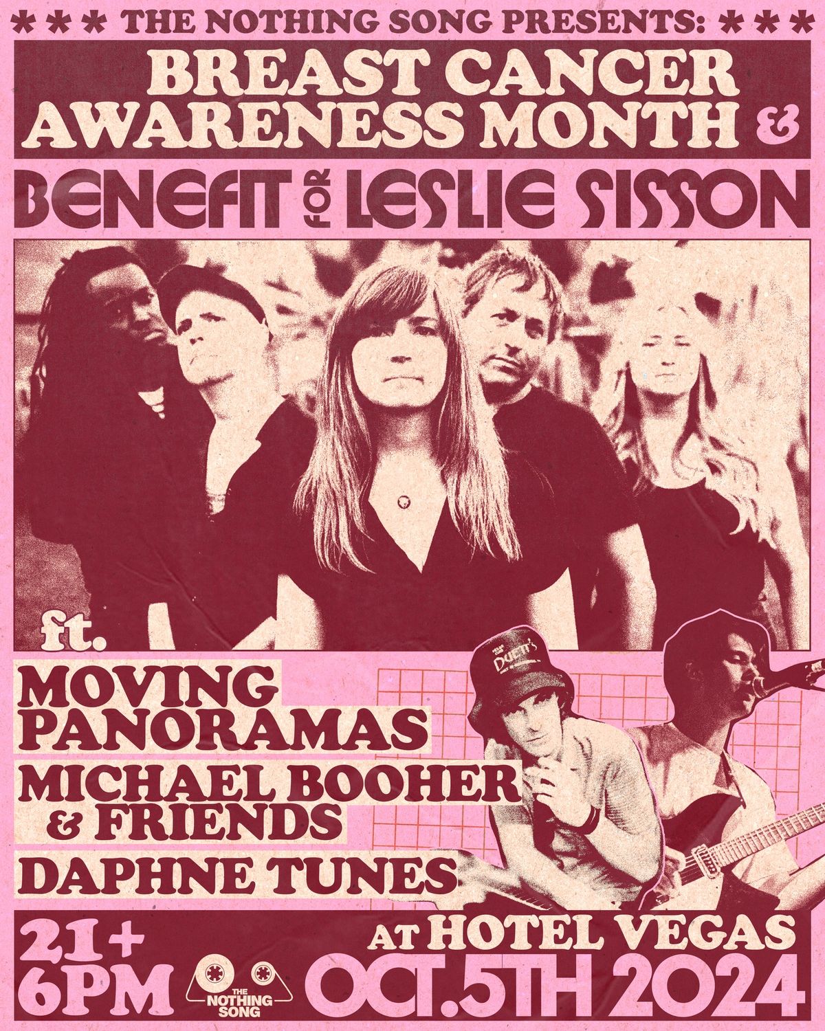 The Nothing Song Presents: Breast Cancer Awareness Month & A Benefit for Leslie Sisson