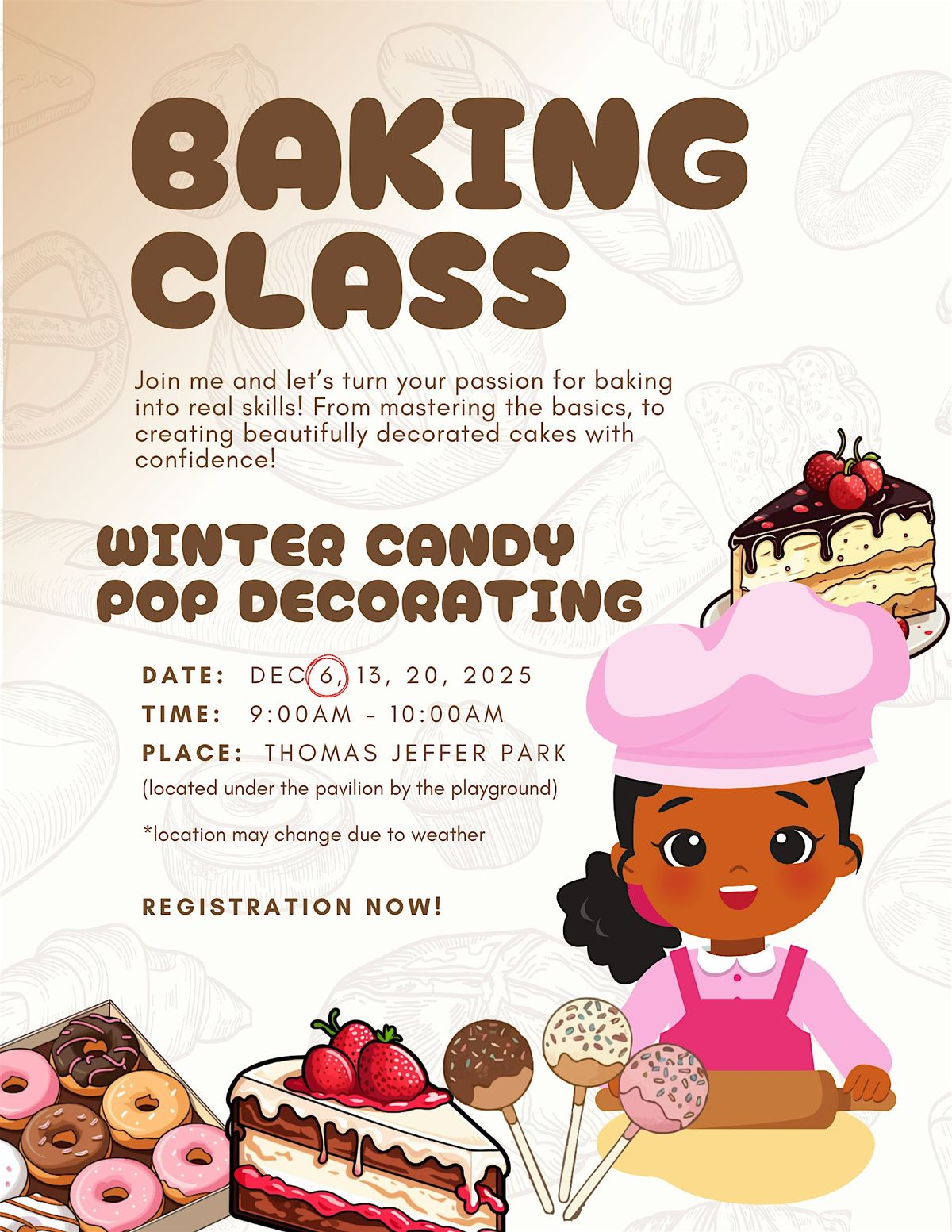 Children\u2019s baking classes