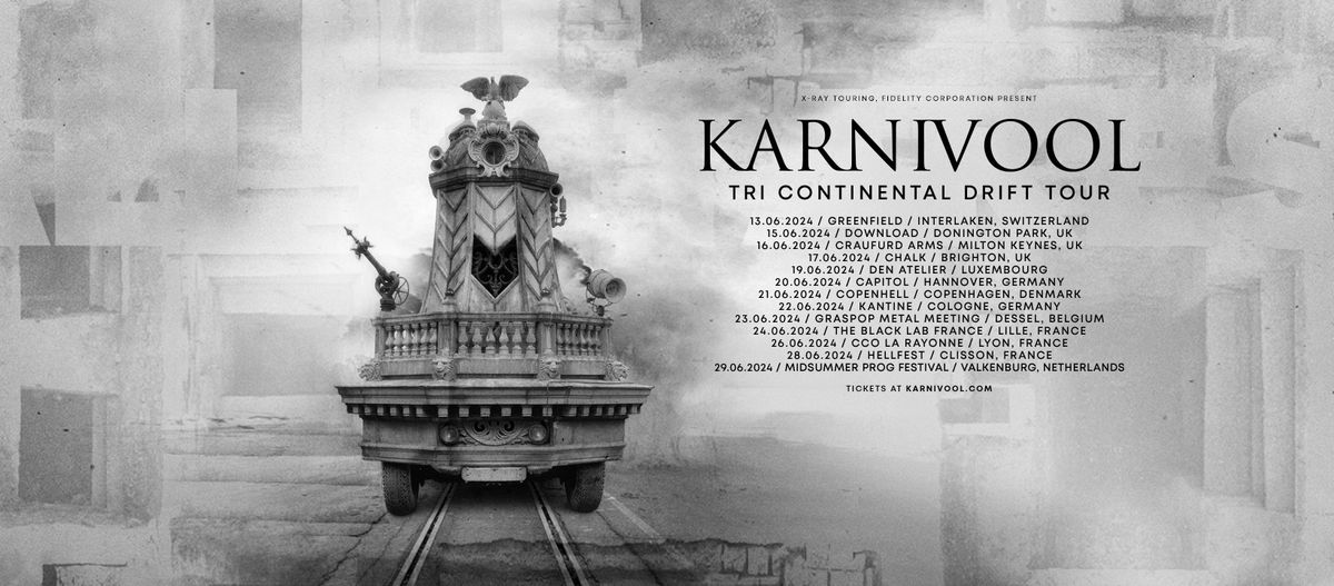 Karnivool \/ Tri Continental Drift Tour \/ Brighton, UK [SOLD OUT]