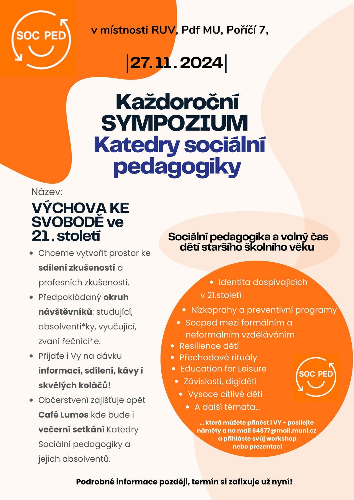 Symposium soci\u00e1ln\u00ed pedagogiky