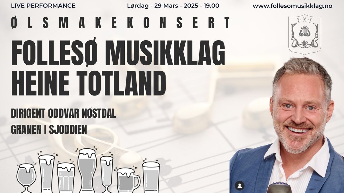 \u00d8lsmakekonsert med Heine Totland