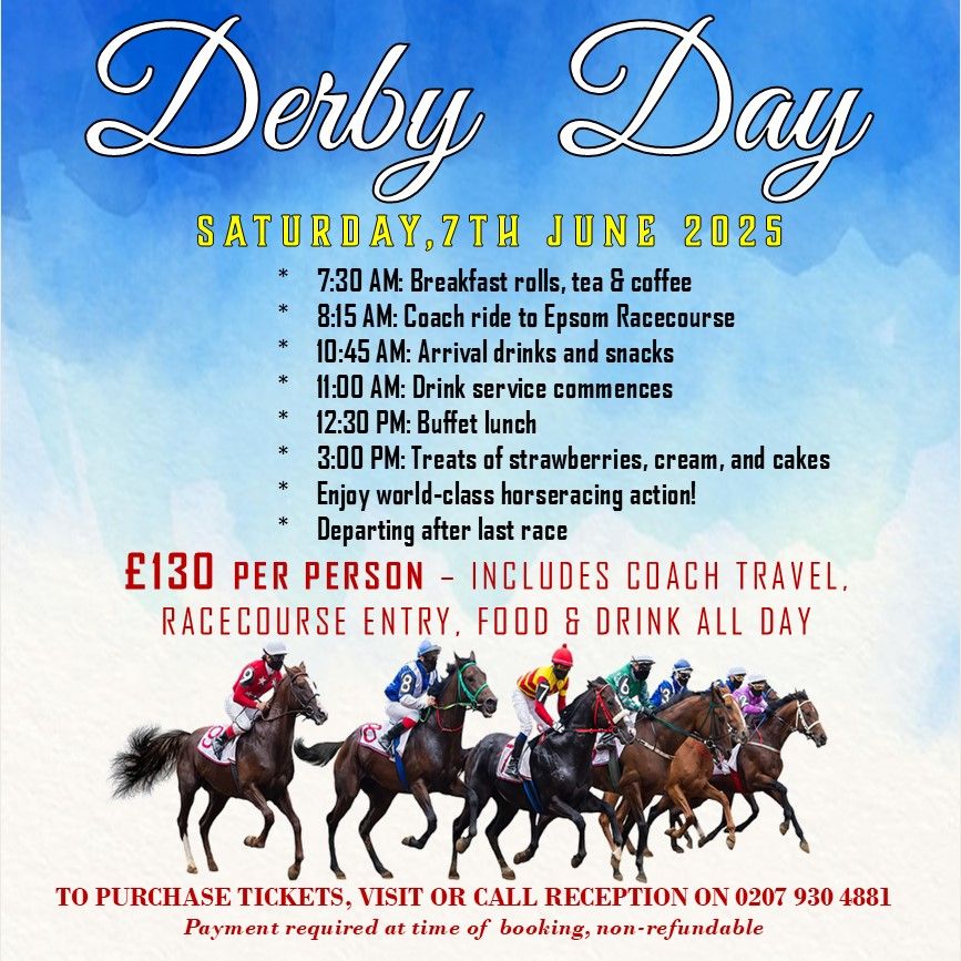 EPSOM DERBY DAY 