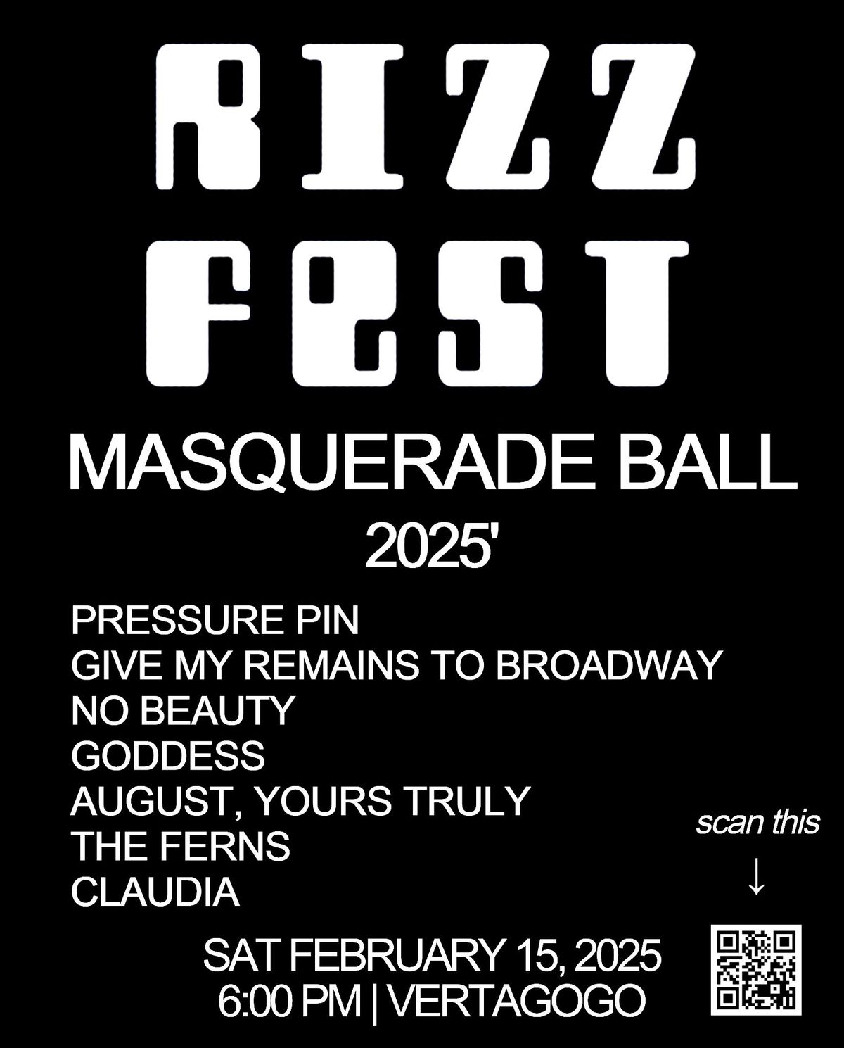 RIZZFEST 2025 @ Vertagogo