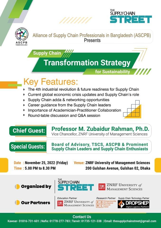 Supply Chain Transformation Strategy for Sustainability