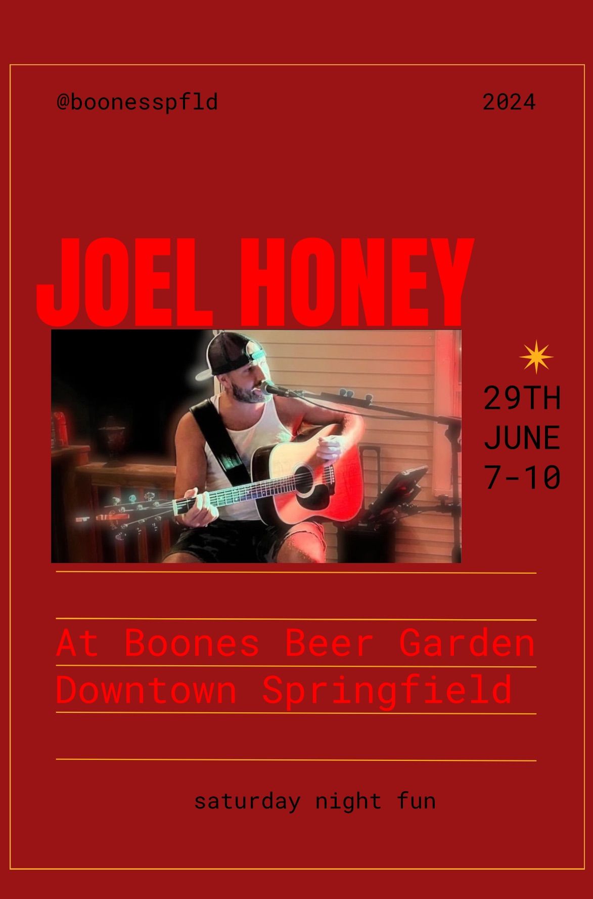 Joel Honey @ Boones