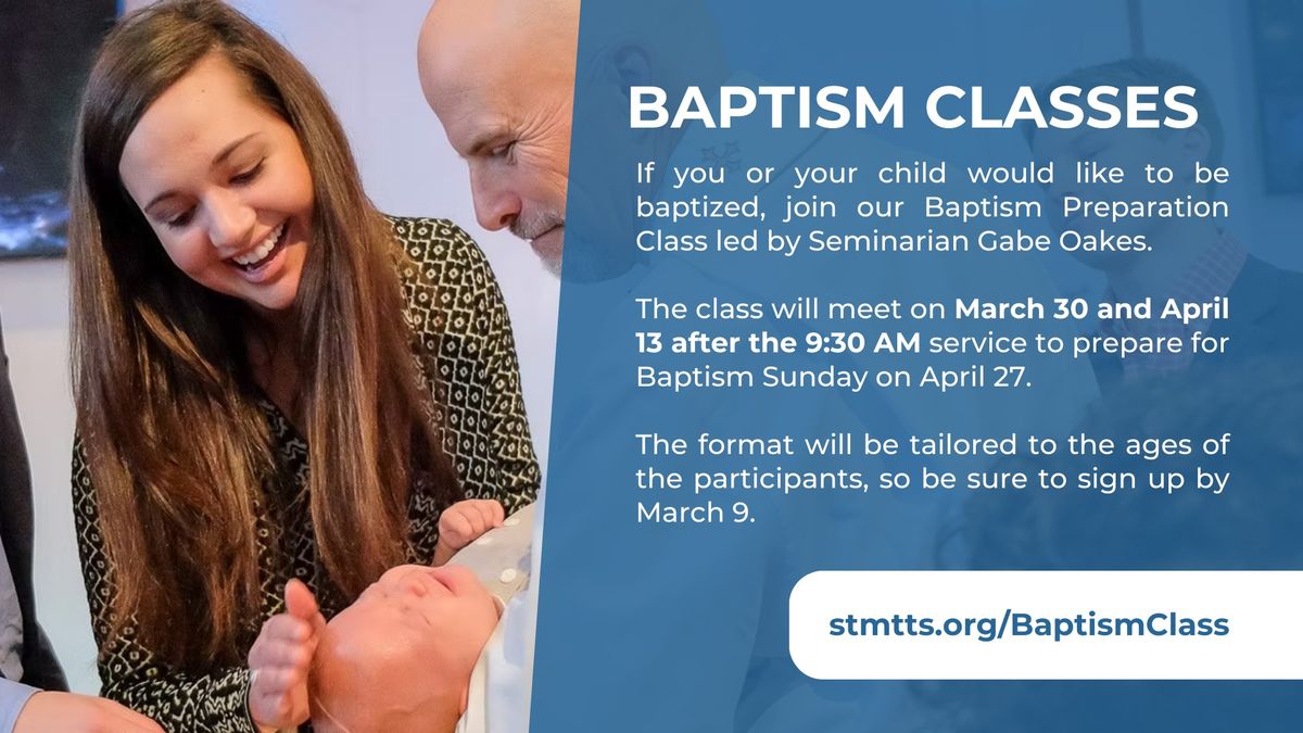 Baptism Classes