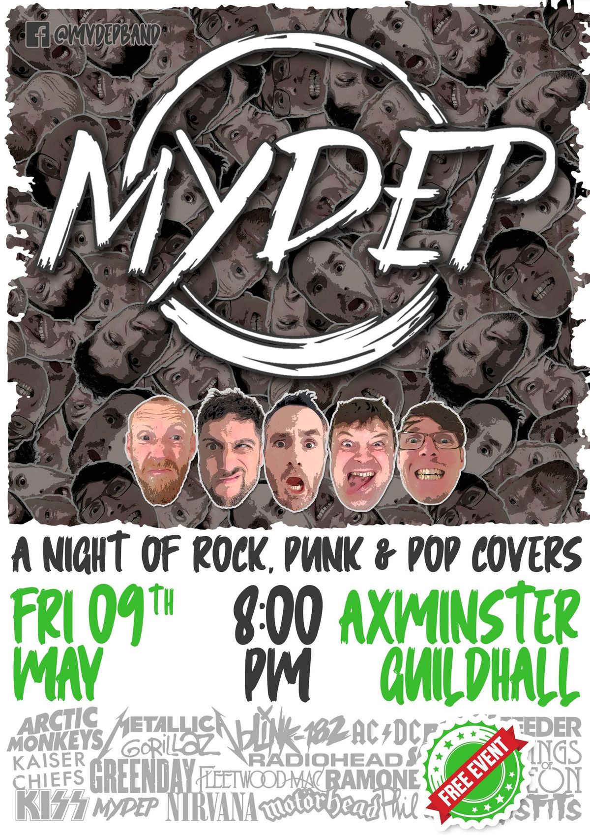 Mydep \/ Axminster Guildhall \/ Free Event!