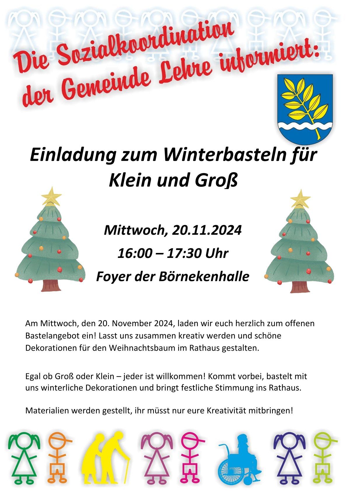 Winterbasteln f\u00fcr Klein und Gro\u00df