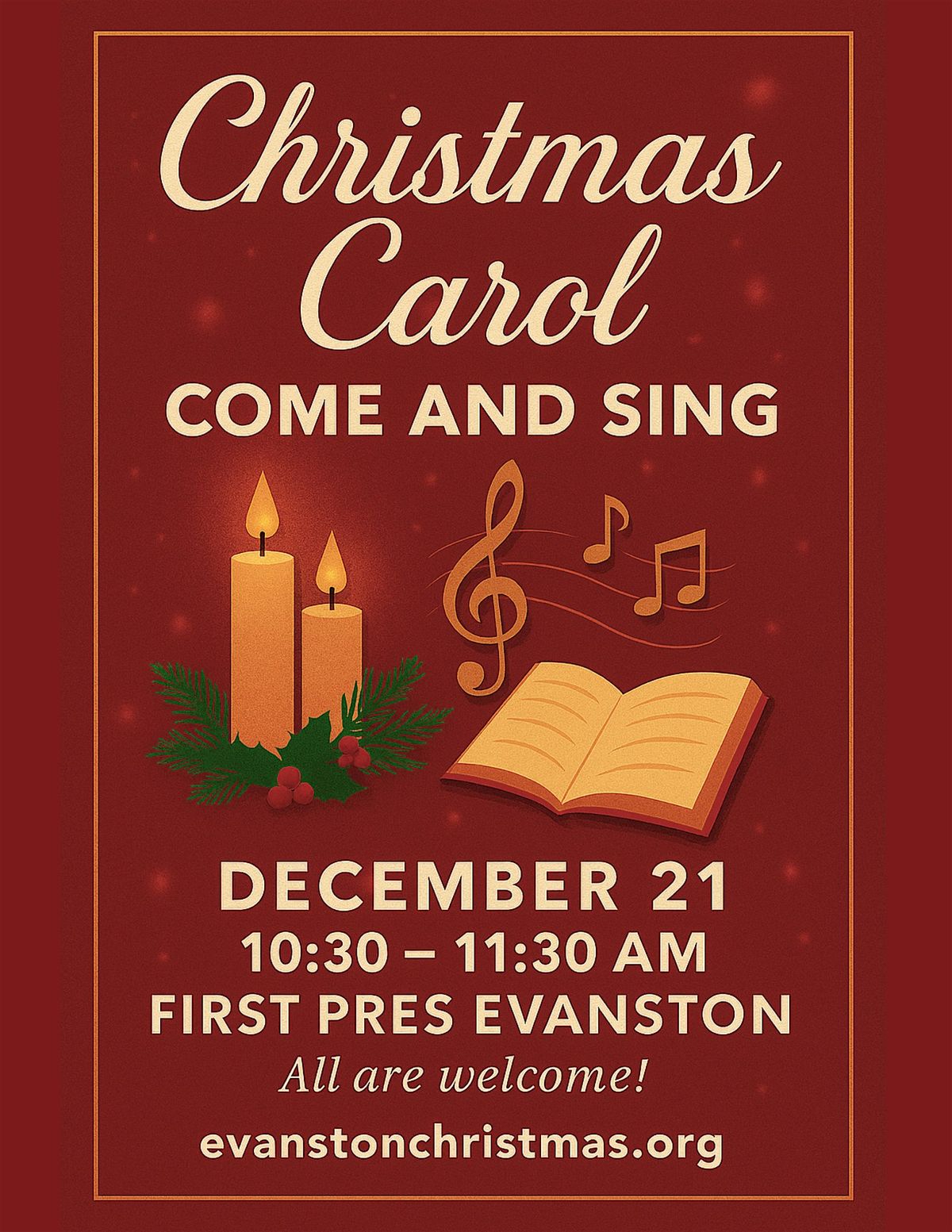 Joyful Christmas Carol Sing Sunday