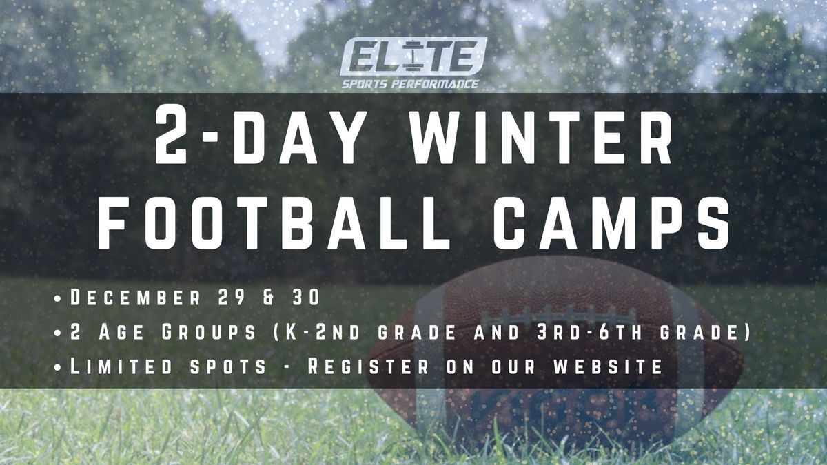 Winter 2 Day Football Camp