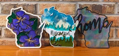 On Wisconsin! Faux Stain Glass Workshop