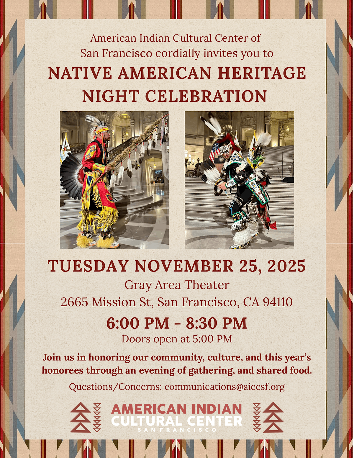Native American Heritage Night Celebration