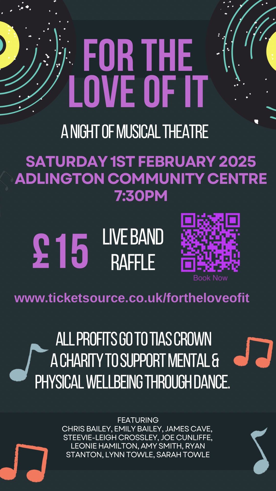 For The Love Of It - A Night of Musicals 