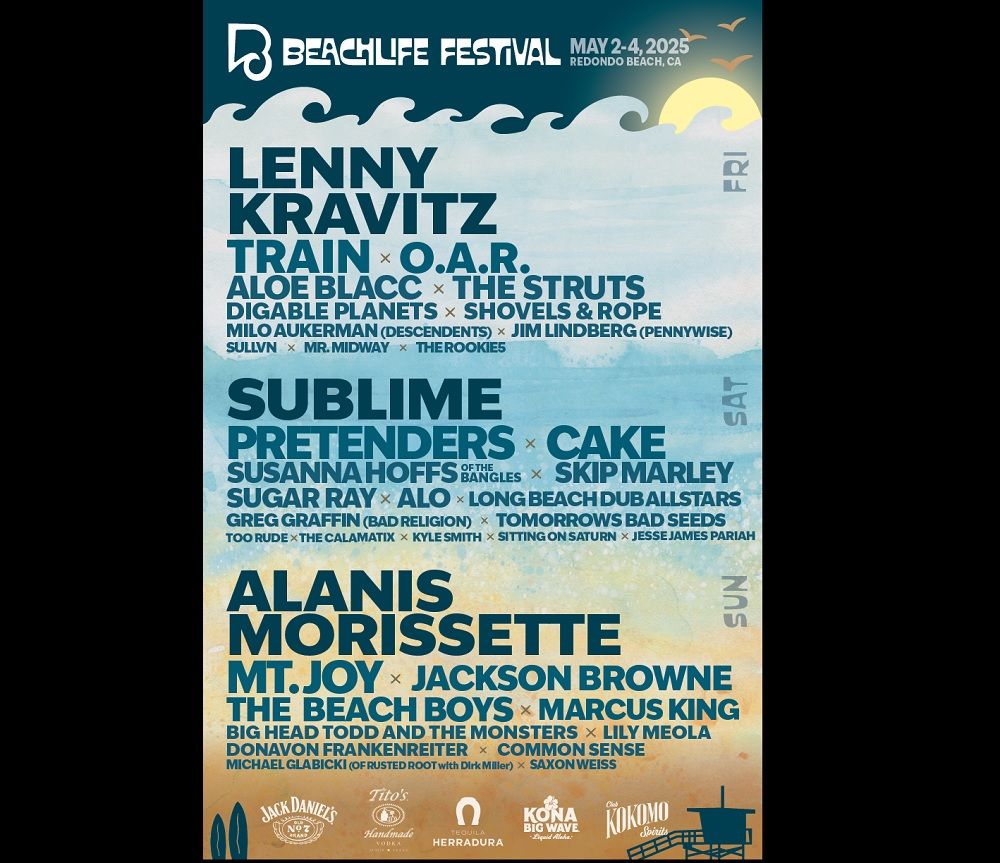 BeachLife Festival - (Sunday Pass) with Alanis Morissette, Mt. Joy, Jackson Browne, and more!