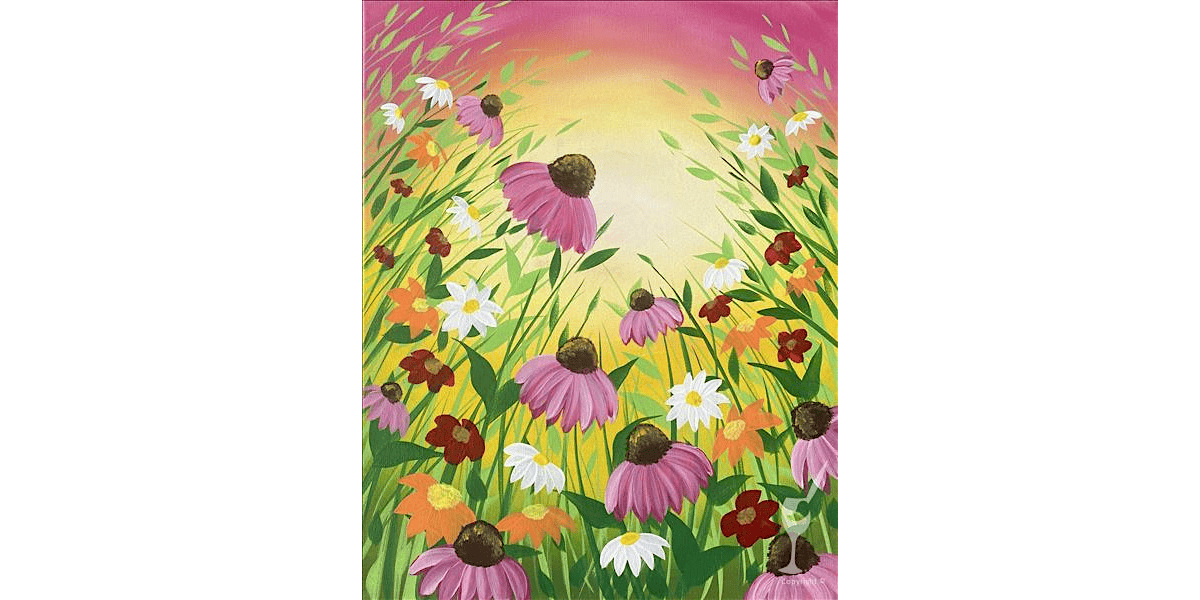 Unique and Beautiful Wildflowers - Paint and Sip in San Antonio | Classpop!\u2122