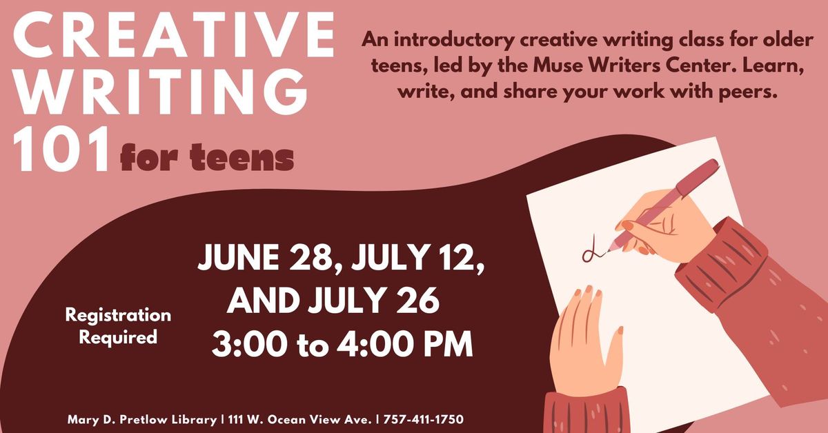 Creative Writing 101 for Teens