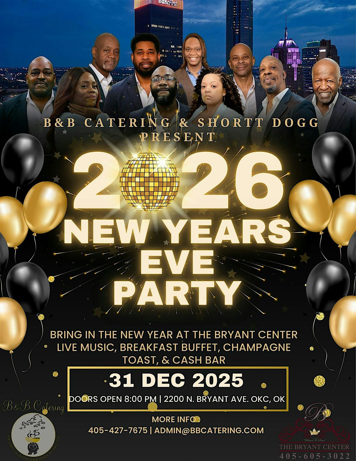 B&B Catering & Shortt Dogg Presents NYE Bash '26