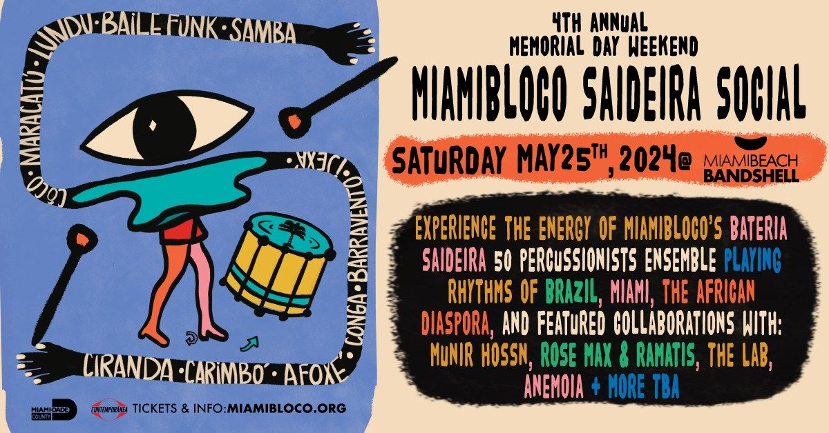 4th Annual Miamibloco Saideira Social - Memorial Day Weekend (Saturday)