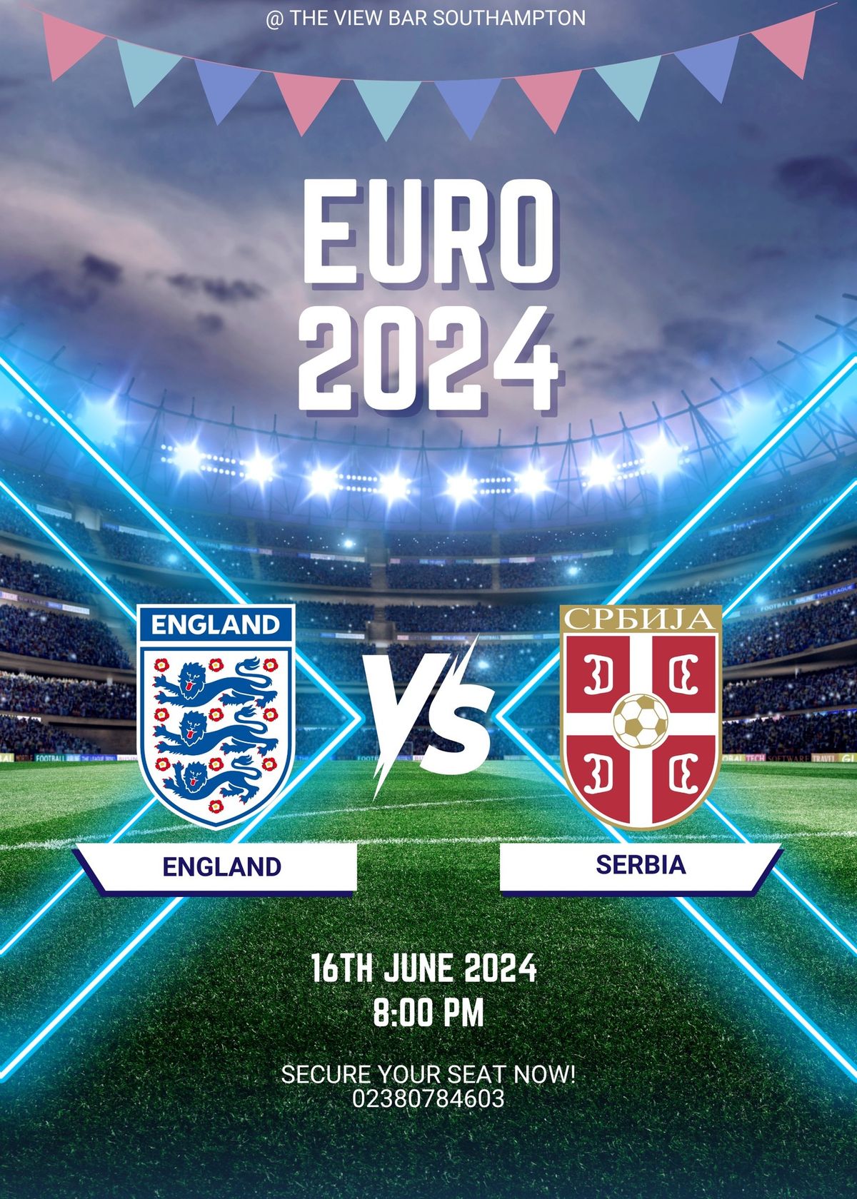 EURO 2024 - ENGLAND VS SERBIA
