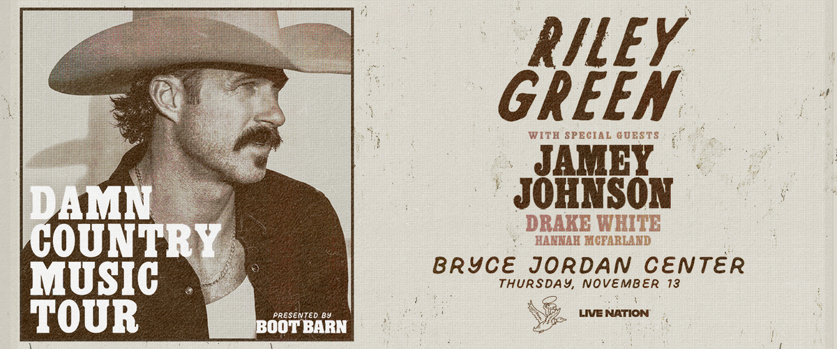 Riley Green with Jamey Johnson and Drake White